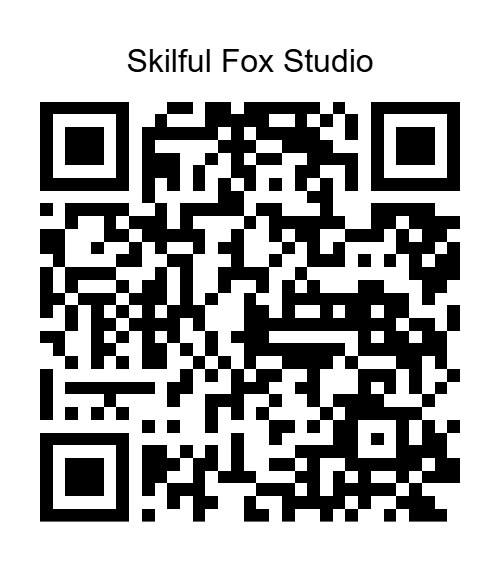 PayPal QR code for supporting Skilful Fox Studio research infrastructure